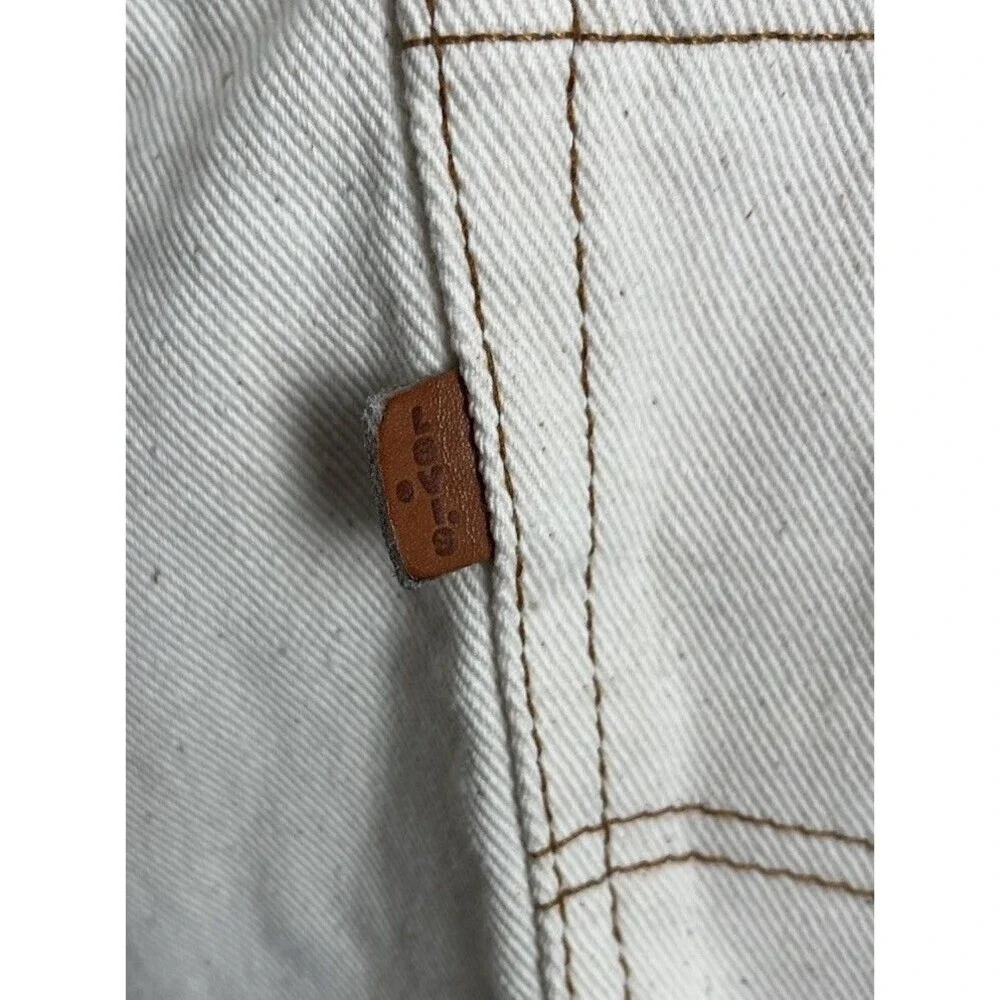 NWT! Deadstock Vtg 1980's Levi's For Men 38X30 Two Horse Jeans Leather Tab